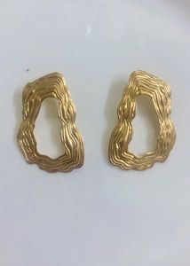 New Unique Gold Abstract Earrings😊