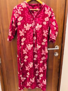 Vibrant Floral Print Kurta