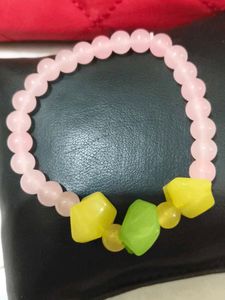 Chic Beaded Bracelet with Charms