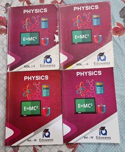NEET Physics Study Books Vol. I-IV IQuest