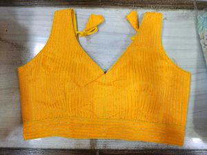 Elegant Yellow striped Blouse