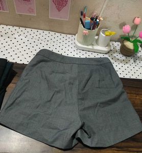 Classic Grey Tailored Shorts