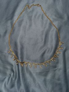 Delicate Gold Chain Necklace with Charms