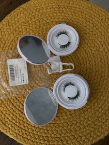 magnetic false 2 Lashes Kit with 1 Applicator
