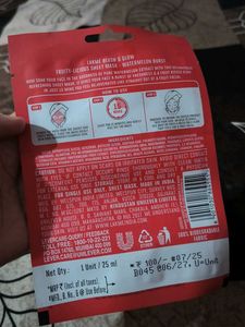 Lakme Blush &amp; Glow Fruity-Licious Sheet Mask