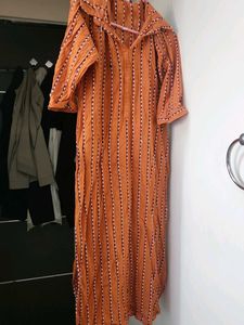 Striped Cotton Kurta Dress