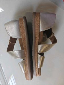 Stylish Gold Sandals