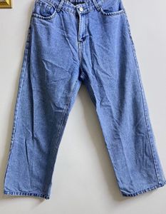 Light Wash Wide Leg Jeans
