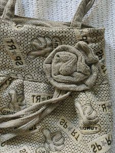 Chic Beige Textured Hobo Bag