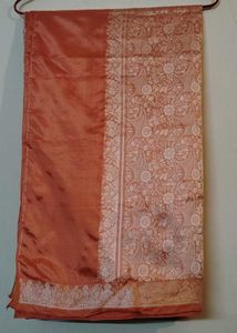 Orange 🧡 🧡 Silk Saree