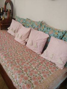 Organic Handblock Bedsheet Set