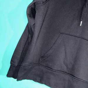 Hnm Black Hoodie Ladies