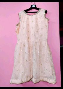 Embroidered Baby pink Suit Sharara set