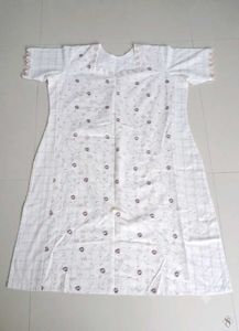 Red &amp; Blue Printed Kurta