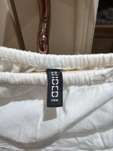 White Tiered Maxi Skirt