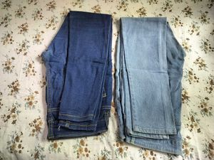 Bundel of 2 Pairs Women's jeans Branded 👖