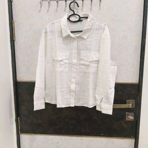 White Pocketed Shirt