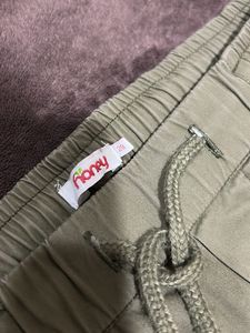 Trendy Girls Cargo Pants Green Colour