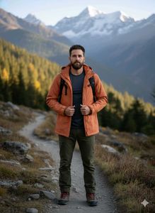 QUECHUA Orange Windcheater