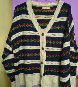 oversized Knit Cardigan