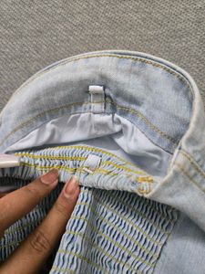 Denim Bustier Top
