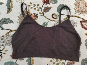 Ribbed Cami Bra Top