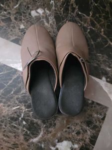 Comfortable Beige Clogs
