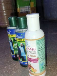 Combo Of 2 Hair Oil And Body Lotion
