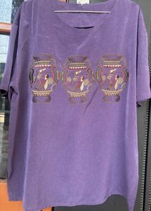Purple Graphic T-Shirt