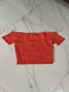 Off-Shoulder Smocked Top