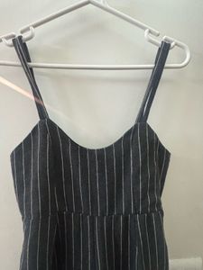 Chic Pinstripe Jumpsuit/ Culotte