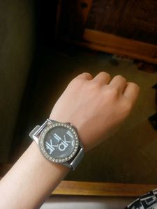 Calvin Klein Crystal Bezel Watch