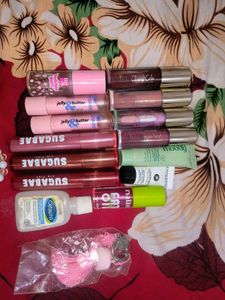 lip gloss and body wash
