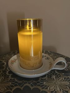 Ceramic Pillar Candle Holder