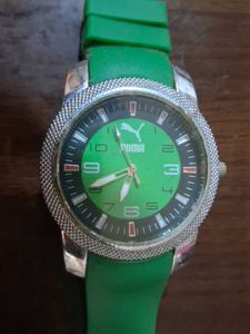 send offers Puma Green Silicone Watch