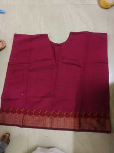 Blue Floral Print Kurta