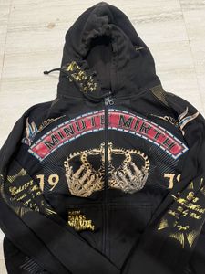 Minute Mirth Graphic Zip-Up Hoodie