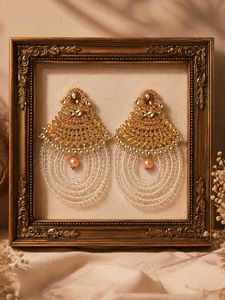 Elegant Gold Jhumka Earrings