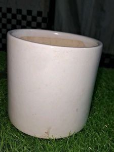 White Ceramic Planter Pot