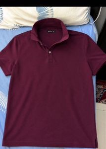 Men's Burgundy Polo Shirt