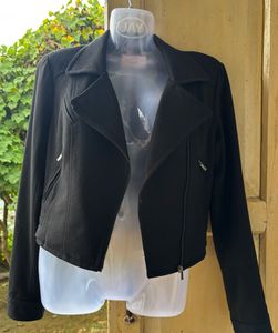 Chic Black Moto Jacket