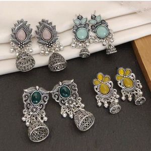 Ethnic Jhumka Earrings Set