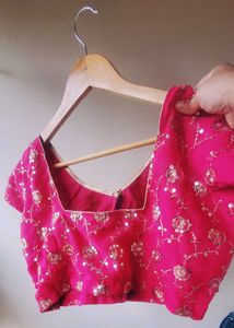 Pink Sequence Blouse