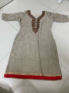 Elegant Embroidered Kurta