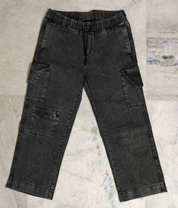 Grey Cargo Pants