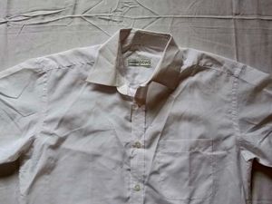 Men's White Short Sleeve Shirt