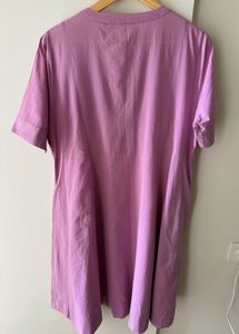 Embroidered Purple Ethnic Dress/Kurta