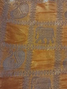 Vibrant Yellow Silk Saree