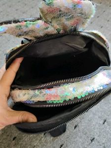 Sequin Floral Mini Backpack