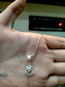 Foot 👣 Chain Pandent Pure Silver 925